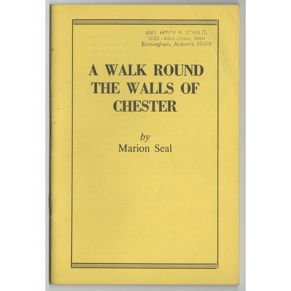 A Walk Round The Walls of Chester by Marion Seal Vintage Guidebook Booklet - Picture 1 of 3